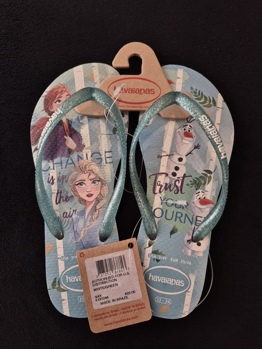 New Havaianas Girls Sandals